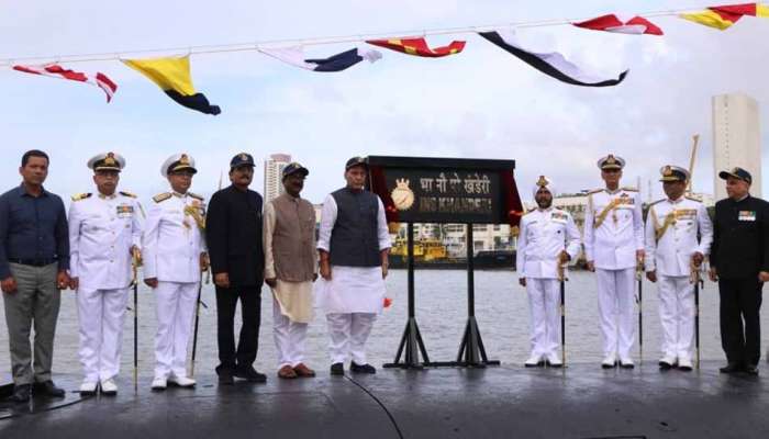 2 வது கல்வாரி வகை நீர்மூழ்கி கப்பலை நாட்டுக்காக அர்ப்பணித்தார் சிங்!! 2 வது கல்வாரி வகை நீர்மூழ்கி கப்பலை நாட்டுக்காக அர்ப்பணித்தார் சிங்!!