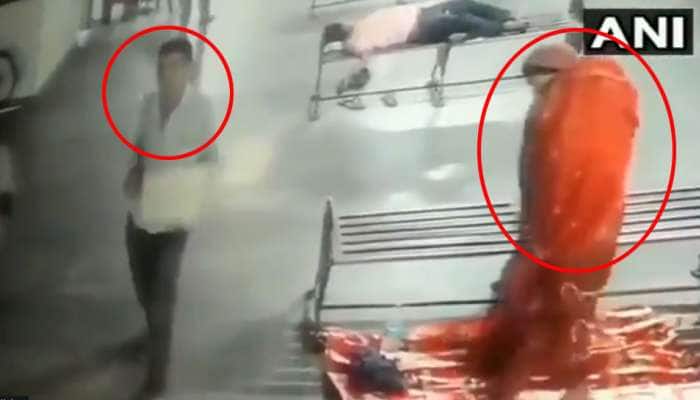 பேருந்து நிலையத்தில் 8 மாத குழந்தை திருட்டு; CCTV-ல் காட்சி பதிவு: வீடியோ பேருந்து நிலையத்தில் 8 மாத குழந்தை திருட்டு; CCTV-ல் காட்சி பதிவு: வீடியோ