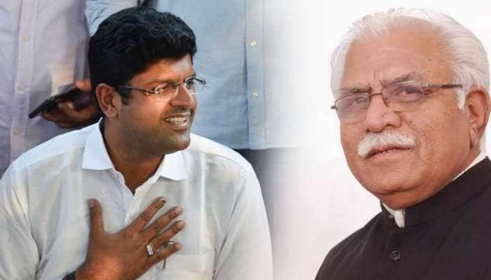 ஹரியானாவின் முதல்வராக கட்டர், துணை முதல்வராக துஷ்யந்த... ஹரியானாவின் முதல்வராக கட்டர், துணை முதல்வராக துஷ்யந்த...