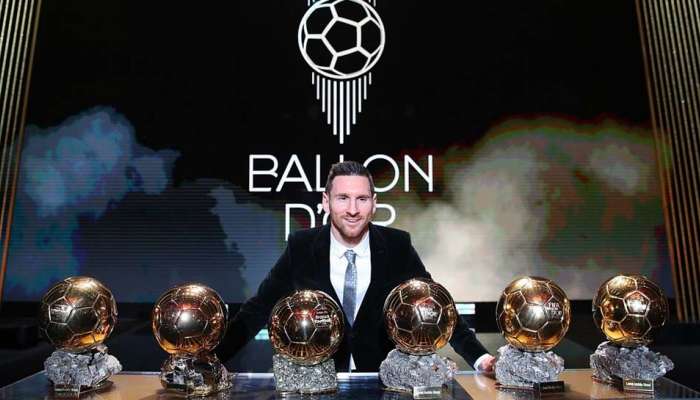 சரித்திரம் படைத்த லியோனல் மெஸ்ஸி; 6-ஆவது முறை Ballon d&#039;Or விருதை வென்றார்!