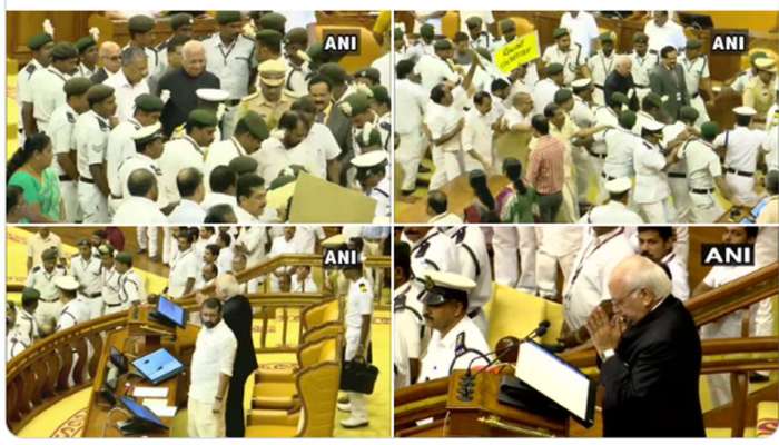 கேரள சட்டசபையில் CAA-NRC க்கு எதிராக ஆர்ப்பாட்டம்; "ஆளுநரைத் திரும்பிப் போ" என்று MLA-க்கள் கோஷம் கேரள சட்டசபையில் CAA-NRC க்கு எதிராக ஆர்ப்பாட்டம்; "ஆளுநரைத் திரும்பிப் போ" என்று MLA-க்கள் கோஷம்