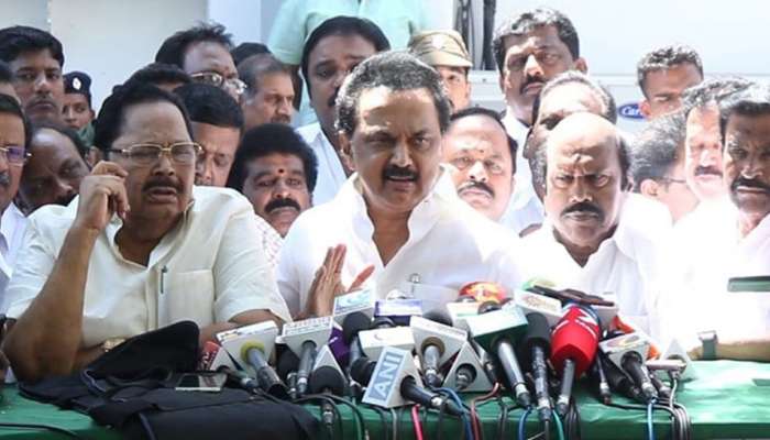 திமுக வெளிநடப்பு செய்தது எனக் கொட்டை எழுத்துக்களில் போடவேண்டாம்: ஸ்டாலின் திமுக வெளிநடப்பு செய்தது எனக் கொட்டை எழுத்துக்களில் போடவேண்டாம்: ஸ்டாலின்