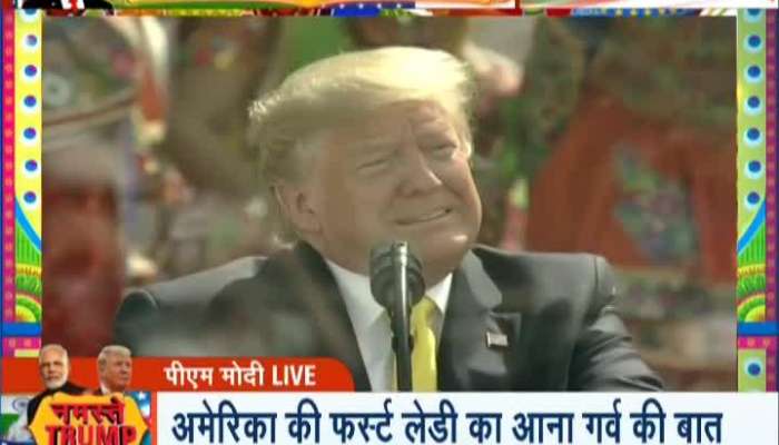 Donald Ttrump spoke in namaste trump event highlights -Watch