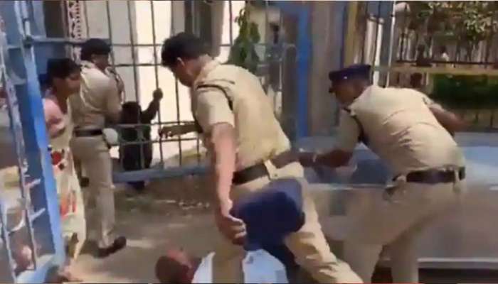உயிரிழந்த மகளுக்காக துன்பப்படும் தந்தையை சரமாரியாக தாக்கிய போலீஸ்! உயிரிழந்த மகளுக்காக துன்பப்படும் தந்தையை சரமாரியாக தாக்கிய போலீஸ்!