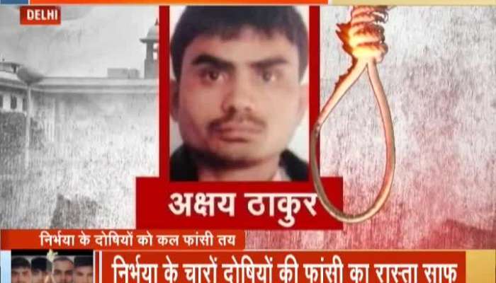 Nirbhaya Convicts near Death