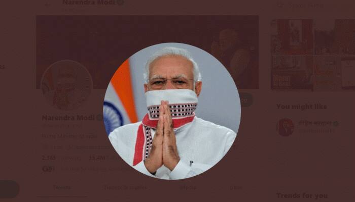 டிவிட்டரில் முகமூடி அணிந்திருக்கும் புகைப்படத்தை பதிவேற்றிய பிரதமர் நரேந்திர மோடி! டிவிட்டரில் முகமூடி அணிந்திருக்கும் புகைப்படத்தை பதிவேற்றிய பிரதமர் நரேந்திர மோடி!