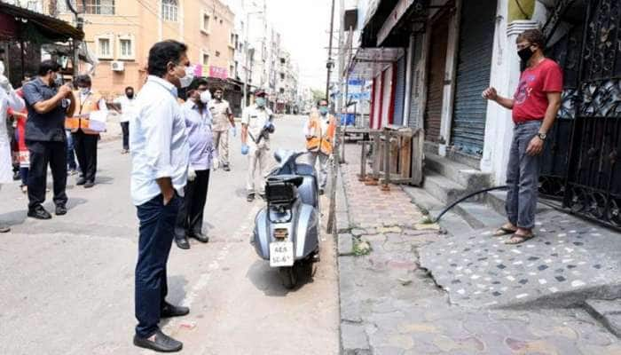 கொரோனா ஹாட்ஸ்பாட் பகுதிக்கு நேரடியாக சென்று ஆய்வு செய்யும் அமைச்சர்... title=