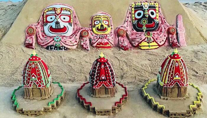 ஜெகநாதர் ரத யாத்திரை 2020: மணல் சிற்பம் உருவாக்கி இறைவனுக்கு சுதர்சன் பட்நாயக் வாழ்த்து ஜெகநாதர் ரத யாத்திரை 2020: மணல் சிற்பம் உருவாக்கி இறைவனுக்கு சுதர்சன் பட்நாயக் வாழ்த்து