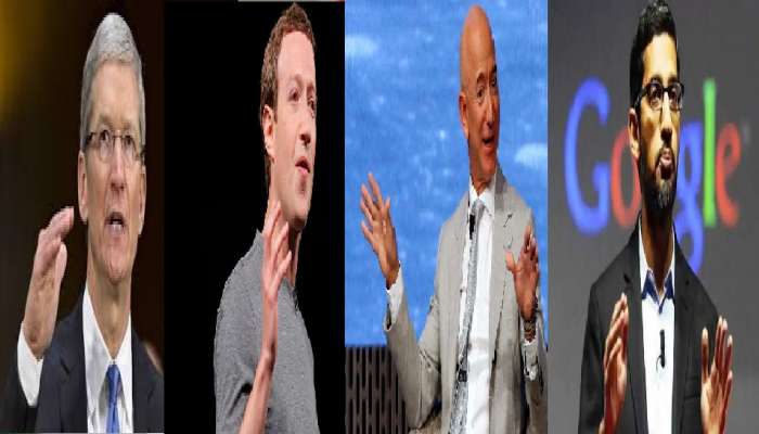 அமெரிக்க காங்கிரசின் முன் சாட்சியமளிக்க வருகிறார்கள் உலகின் Top 4 CEOs: விவரம் உள்ளே!!