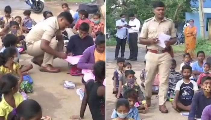 ஆசிரியர் அவதாரம் எடுத்த காவலர்: கல்விக் கடவுளாய் மாறிய Bengaluru Cop!!