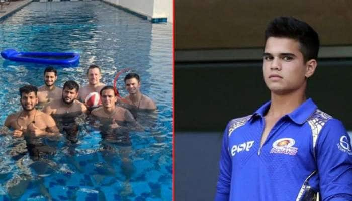 IPL 2020: MI அணியில் சேர்ந்துவிட்டாரா Sachin-ன் மகன் Arjun Tendulkar?  title=