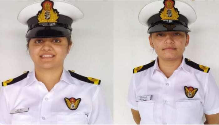 முதன்முதலாக, இந்திய Navy women officers போர்க்கப்பலின் களப்பணியில்   title=