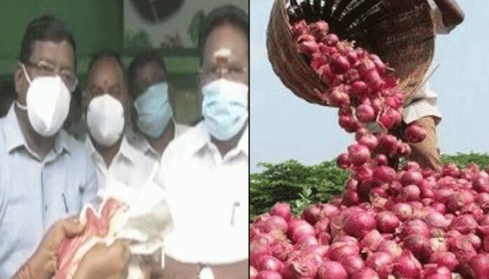 ஒரு கிலோ தரமான வெங்காயம் ரூ.45-க்கு விற்பனை: அமைச்சர் செல்லூர் கே. ராஜு நடவடிக்கை ஒரு கிலோ தரமான வெங்காயம் ரூ.45-க்கு விற்பனை: அமைச்சர் செல்லூர் கே. ராஜு நடவடிக்கை