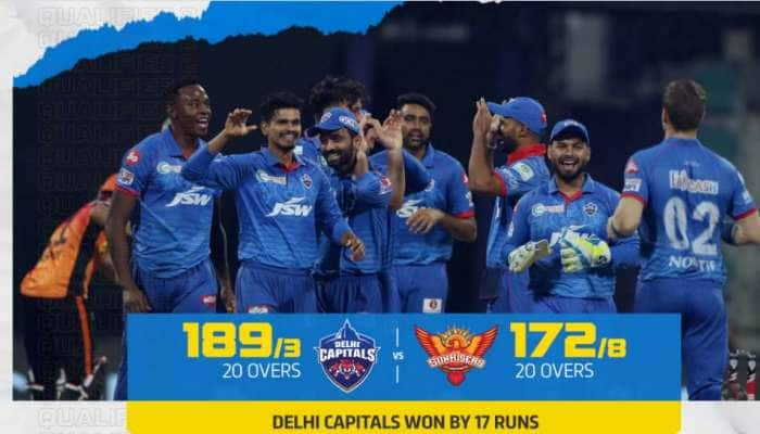 IPL 2020 Qualifier 2: சன்ரைசர்ஸ் ஹைதராபாத் அணியை வீழ்த்தி இறுதிப் போட்டிக்குள் நுழைந்தது டெல்லி  கேபிடல்ஸ்