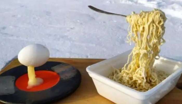 Siberia-வின் கொடூரக் குளிரில் உறைந்துபோன noodles, viral ஆன post!! title=