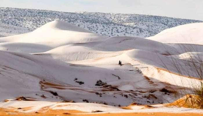 Climate Change: சஹாரா பாலைவனத்தை அச்சுறுத்தும் பனிப் போர்வை