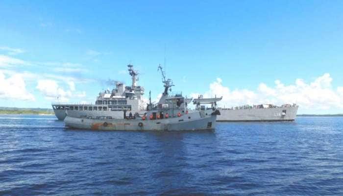 Indian Navy: இந்திய கடற்படையின் INS Shardul கப்பல் ஆண்ட்ஸிரானா துறைமுகத்தில் பயிற்சி