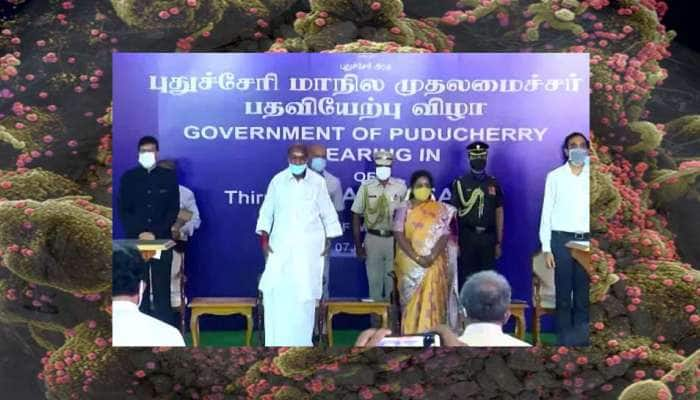 Puducherry பதவியேற்பு விழாவில் கலந்து கொள்ள வந்த 11 பேருக்கு கோவிட் தொற்று!