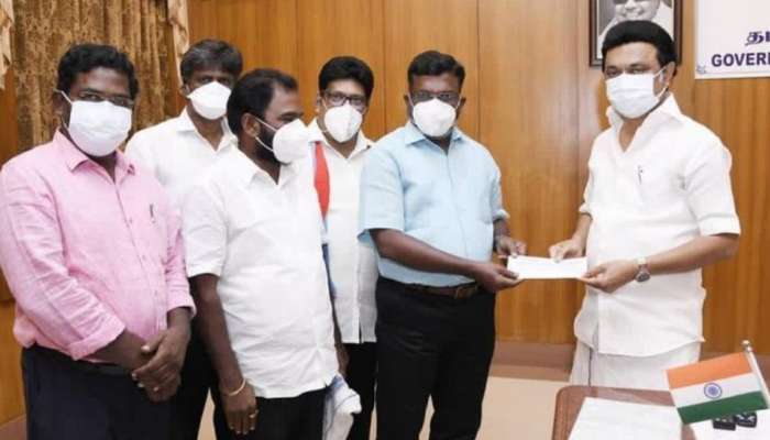 கொரோனா நிவாரணப் பணிகளுக்காக திருமாவளவன் நிதி உதவி