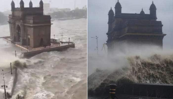 Cyclone Tauktae: புயலின் ஆவேசம், மும்பை கேட்வே ஆஃப் இந்தியாவின் பரபர வீடியோ!