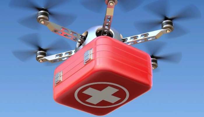 Drone Medicine Delivery: டிரோன்கள் மூலம் வீட்டு வாசலுக்கே மருந்து விநியோகம்   title=
