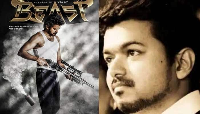 #Thalapathy65: விஜய்யின் பட டைட்டில் மற்றும் ஃபர்ஸ்ட் லுக் வெளியானது, குதூகலத்தில் ரசிகர்கள் title=