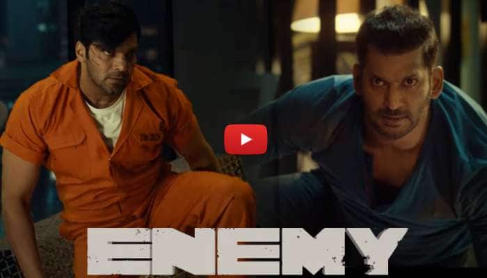 Enemy Teaser: ஆர்யா - விஷால் நடித்த "எனிமி: படத்தின் டீசர் வெளியானது title=