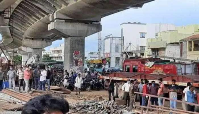 மதுரை மேம்பால விபத்து தொடர்பாக 3 பேர் மீது வழக்குப்பதிவு