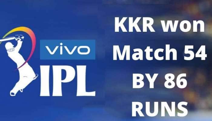 IPL 2021 KKR VS RR: கொல்கத்தா நைட் ரைடர்ஸ் அணி 86 ரன்கள் வித்தியாசத்தில் வெற்றி