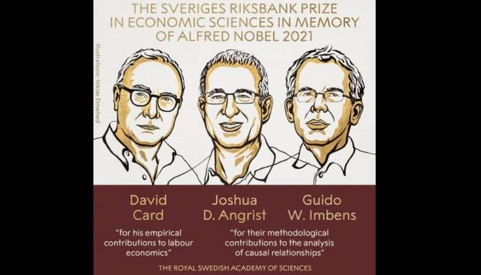 Nobel Prize 2021: பொருளாதாரத்திற்கான  நோபல் பரிசு அறிவிக்கப்பட்டது