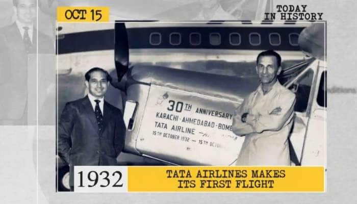 வரலாற்றில் அக்.15: Tata Airlines முதல் விமான சேவை முதல் பல சுவாரஸ்யமான நிகழ்வுகள்