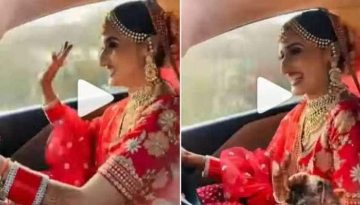 Viral Video: கூலாக கார் ஓட்டி மண்டபத்துக்கு வந்த மணமகள், குவியும் பாராட்டு title=