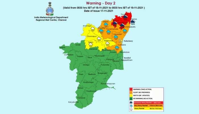 வங்கக்கடலில் காற்றழுத்த தாழ்வு நிலை; ‘இந்த’ மாவட்டங்களுக்கு ரெட் அலர்ட்!