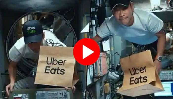 Watch Video: விண்வெளிக்கும் உணவு டெலிவரி செய்வோம்; வரலாறு படைத்த Uber Eats! title=