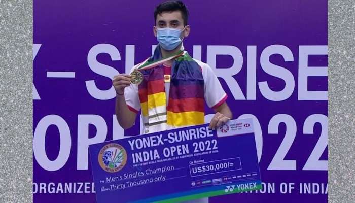 India Open 2022 பாட்மிண்டன் ஆடவர் ஒற்றையர் பட்டத்தை வென்றார் லக்ஷ்யா சென் title=