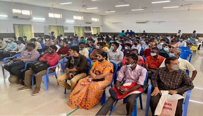 சென்னையில் மாற்றுத்திறனாளிகளுக்கான வேலை வாய்ப்பு முகாம்: 400 பேர் பங்கேற்பு 