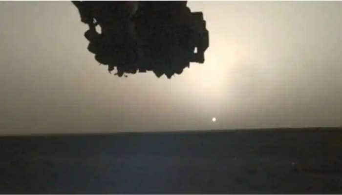 Images of sunrise on Mars posted by NASA InSight lander 