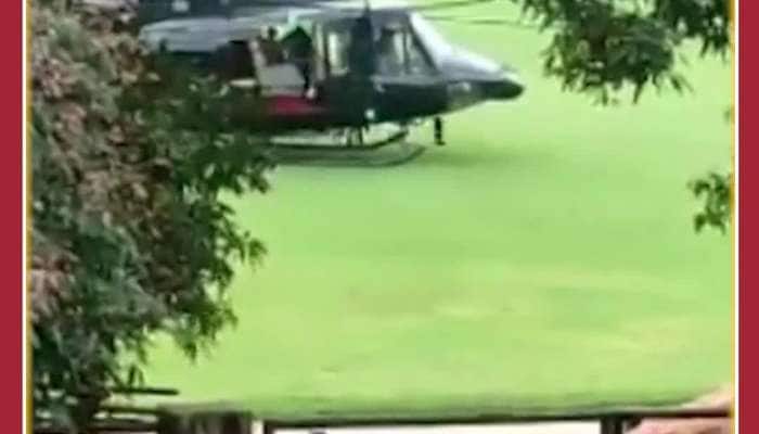 Sri Lanka Crisis: Mahinda Rajapaksa's family escapes in Helicopter, Watch Here