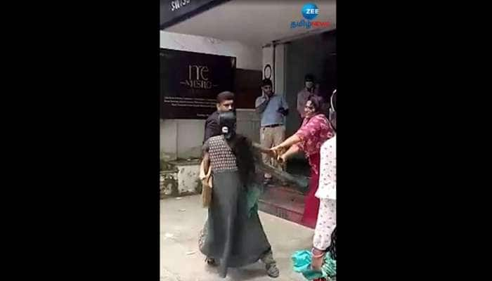 Women fight with each other in Kerala video goes viral