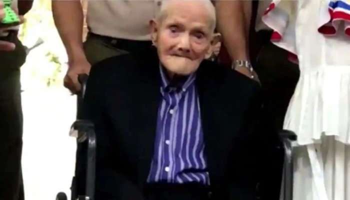 Oldest Man in the World: 113வது பிறந்தநாளை கொண்டாடிய உலகின் மிக வயதான நபர் title=
