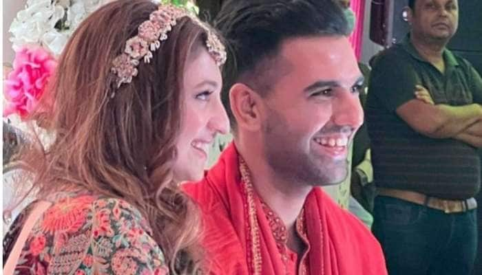 Deepak Chahar wedding: தீபக் சாஹர் திருமணத்தில் தோனி - கோலி