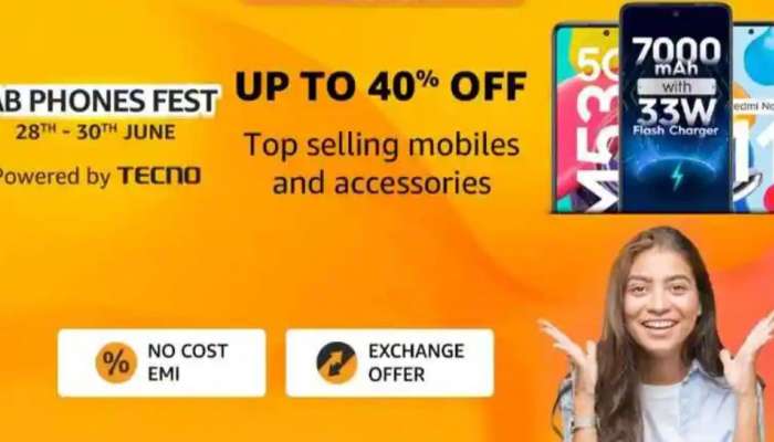 Amazon Fab Phones Fest: 40% தள்ளுபடியில் ஸ்மார்ட்போன்கள் விற்பனை title=