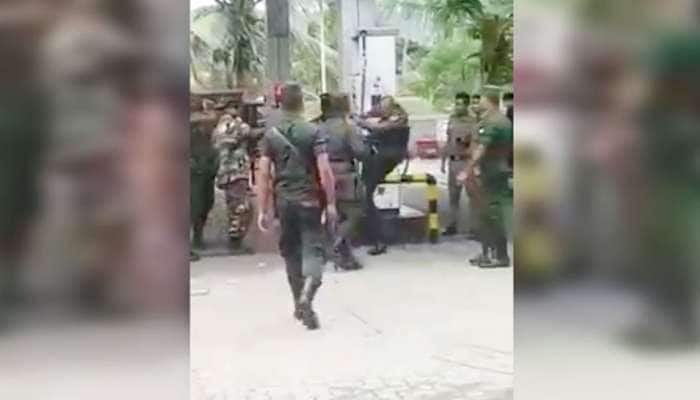 Sri Lanka: Army beating People coming to buy Petrol, Video Viral