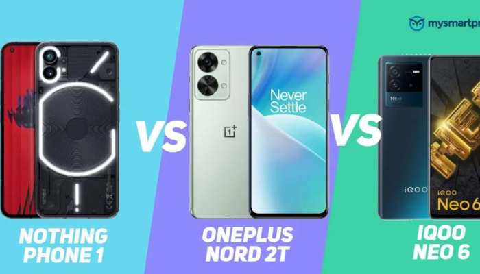 Nothing Phone (1) vs OnePlus Nord 2T 5G 5G: பெஸ்ட் எது?  title=