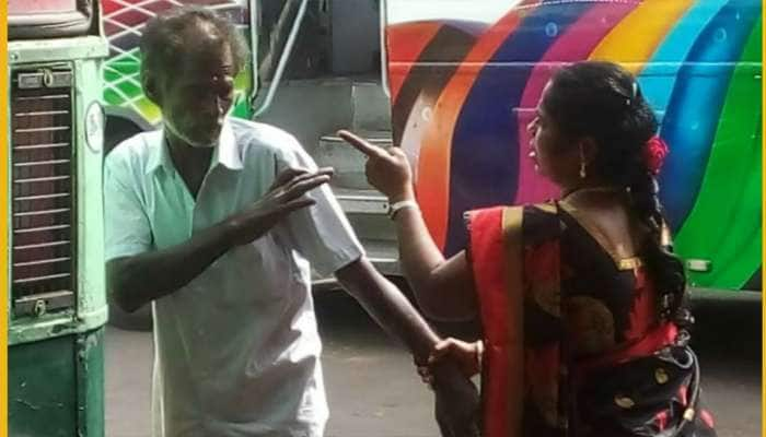 சில்மிசம் செய்த முதியவரை புரட்டி எடுத்த பெண்; குவியும் பாராட்டுகள்