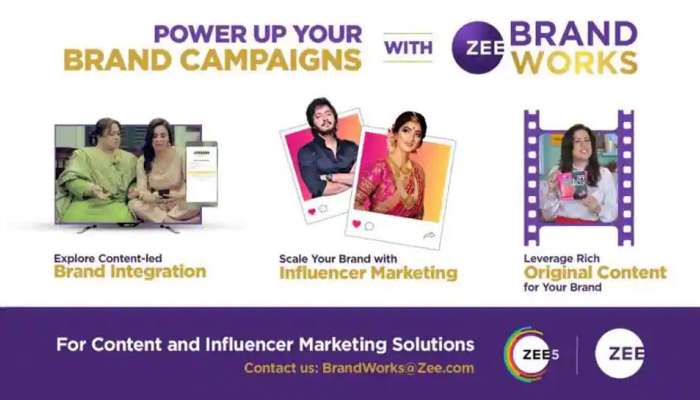 ZEE Brand Works: பிராண்டுகளை மக்களிடம் கொண்டு சேர்க்க ZEEயின் புதிய முயற்சி! 