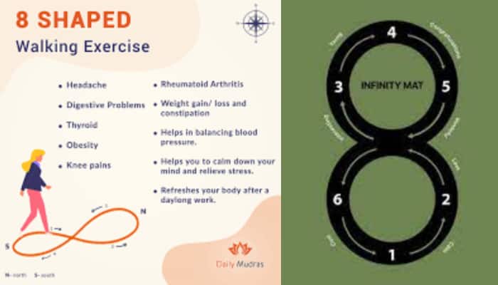 8 shaped walking exercise shop