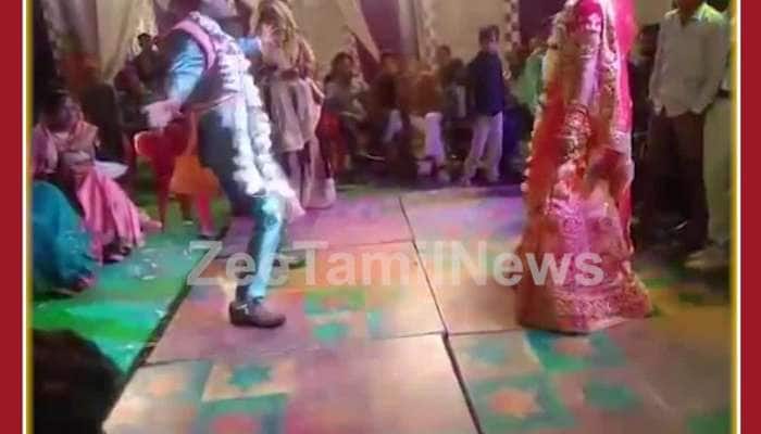 Funny Wedding Video: Bride Groom Energetic Dance Amuses Guests, Netizens