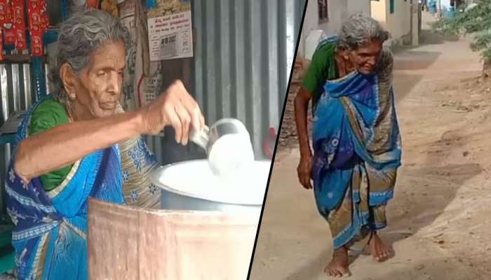 5 ரூபாய்க்கு டீ விற்பனை செய்யும் 80 வயது மூதாட்டி -Viral News