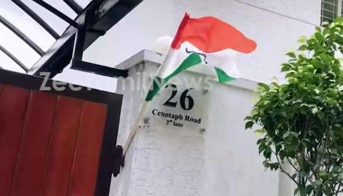 Trisha shares video of National Flag in her house